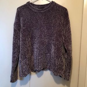 Cynthia Rowley Chenille Knit Crewneck Sweater